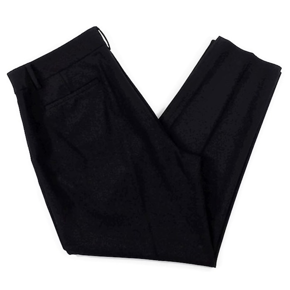 Eileen Fisher Black Mid Rise Ankle Dress Pants Womens Size MP Medium Petite - Picture 5 of 8